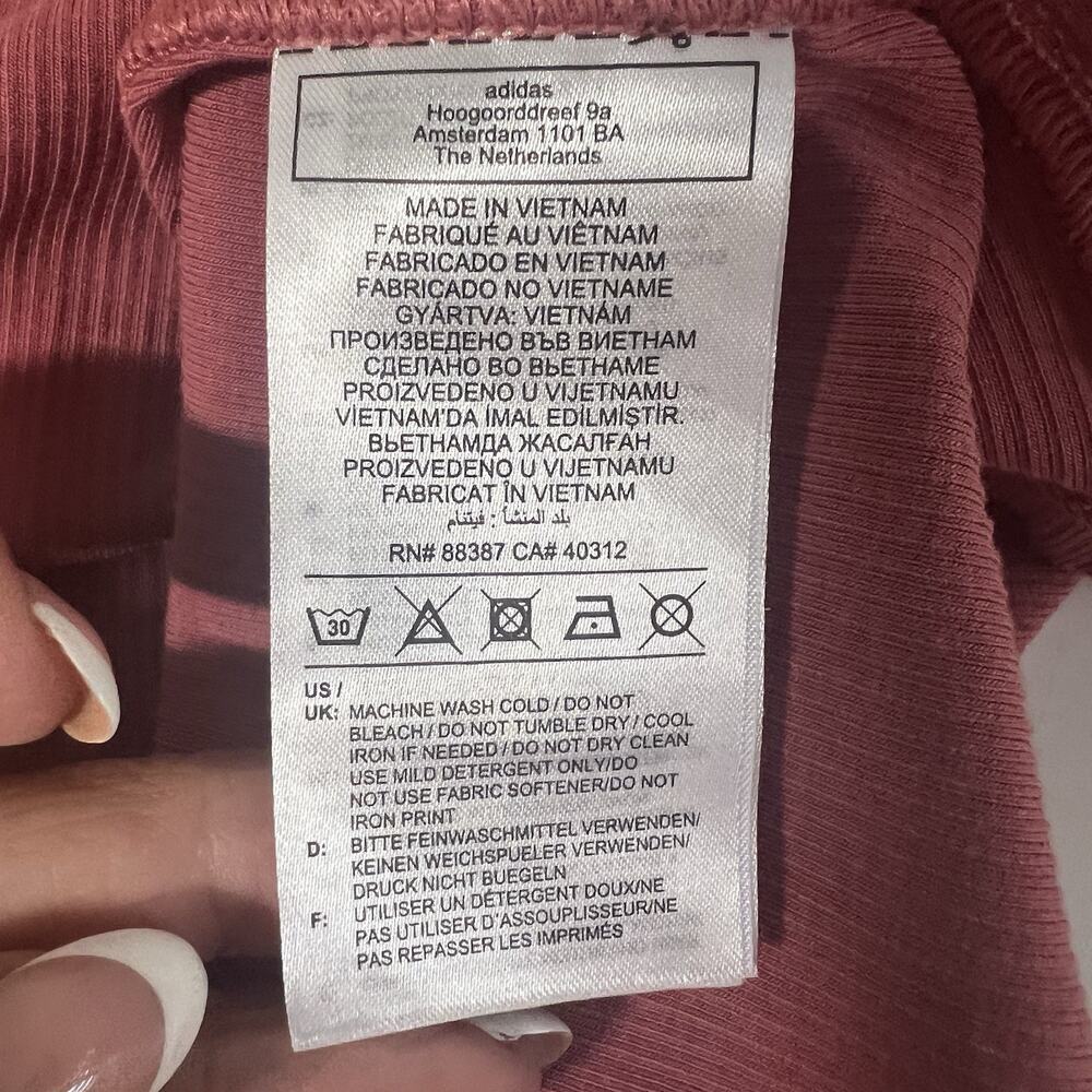 Adidas Women Rib Racerback Maxi Dress XL Modern Versatile Casual Fashion Pink - Picture 12 of 16